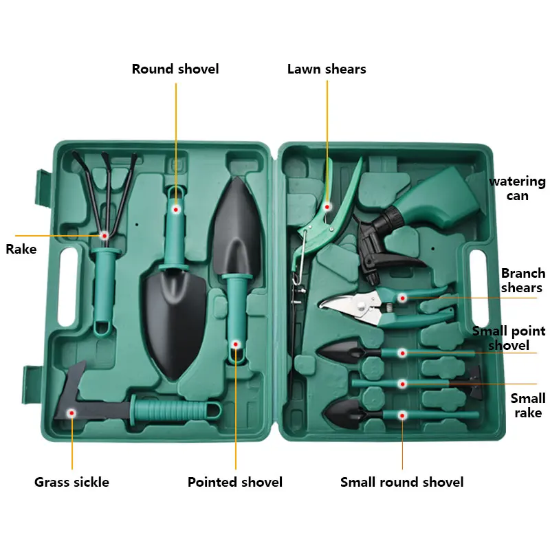 smart mini gardening tools for home use custom logo portable garden work tools set