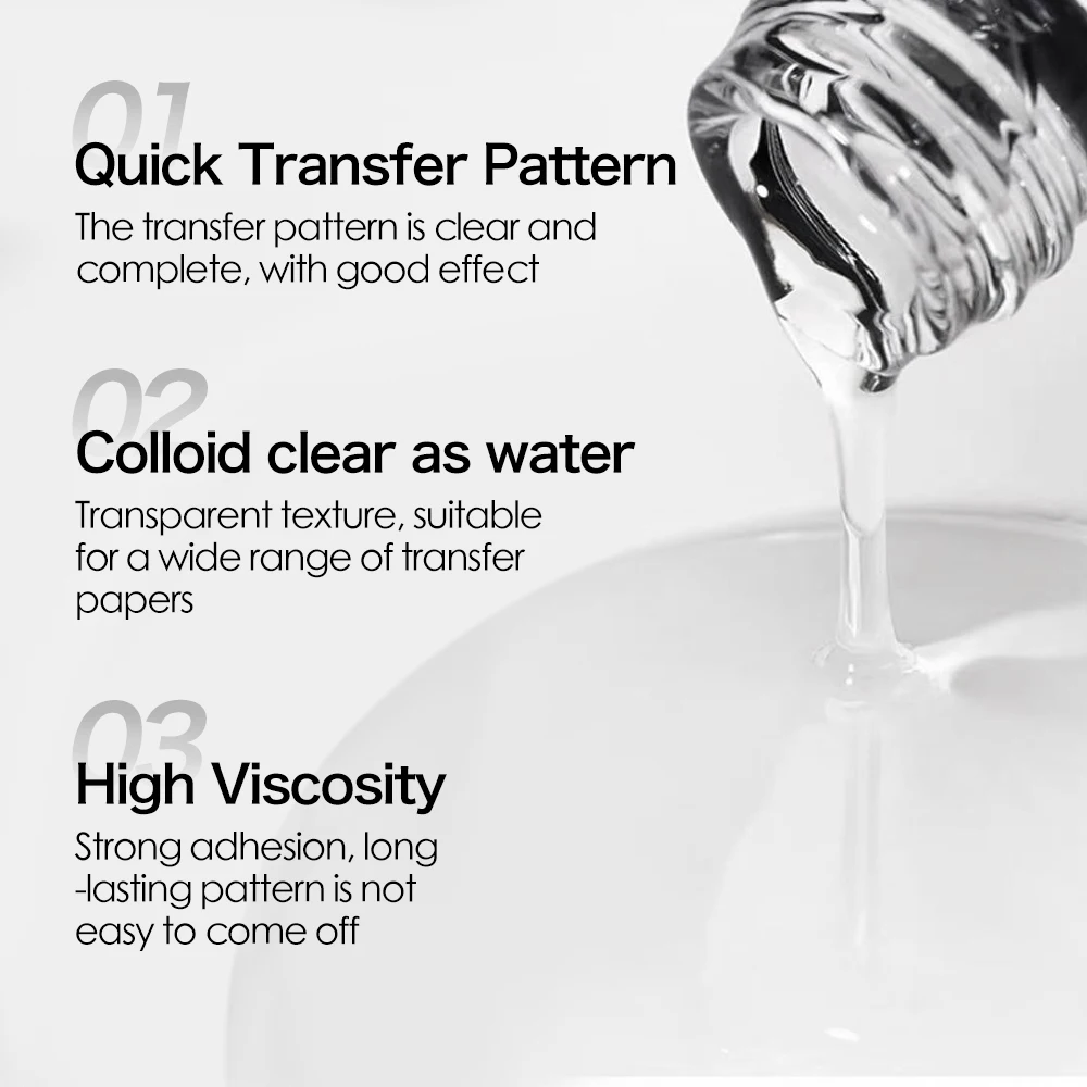 CHAORY  15ml Professional Starry Sky Transfer Nail Gel Wholesale for Nail Art Transfer Foil Stickers nail foil gel polish