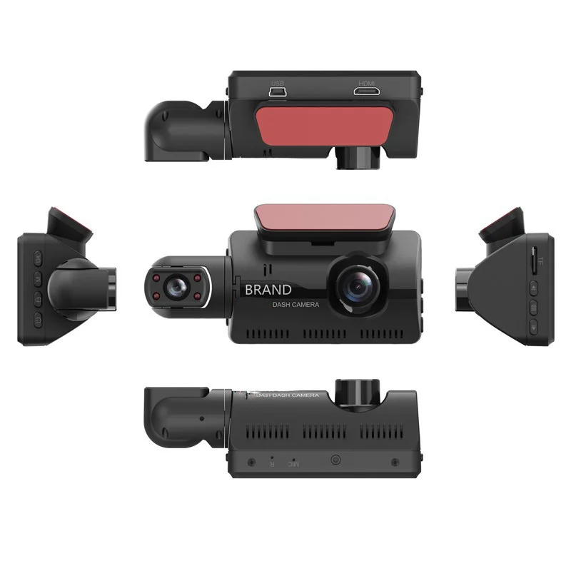 Cheap Price Hd 3 Inch Screen In-Car Front Rear Dual Lens Night Vision Driving Recorder Car Black Box
