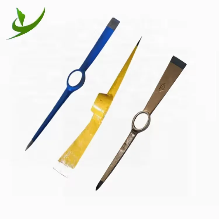 Garden Mattock Pickaxe P404  Wooden Handle Pickaxe Small Steel Pickaxe Tools for Farm