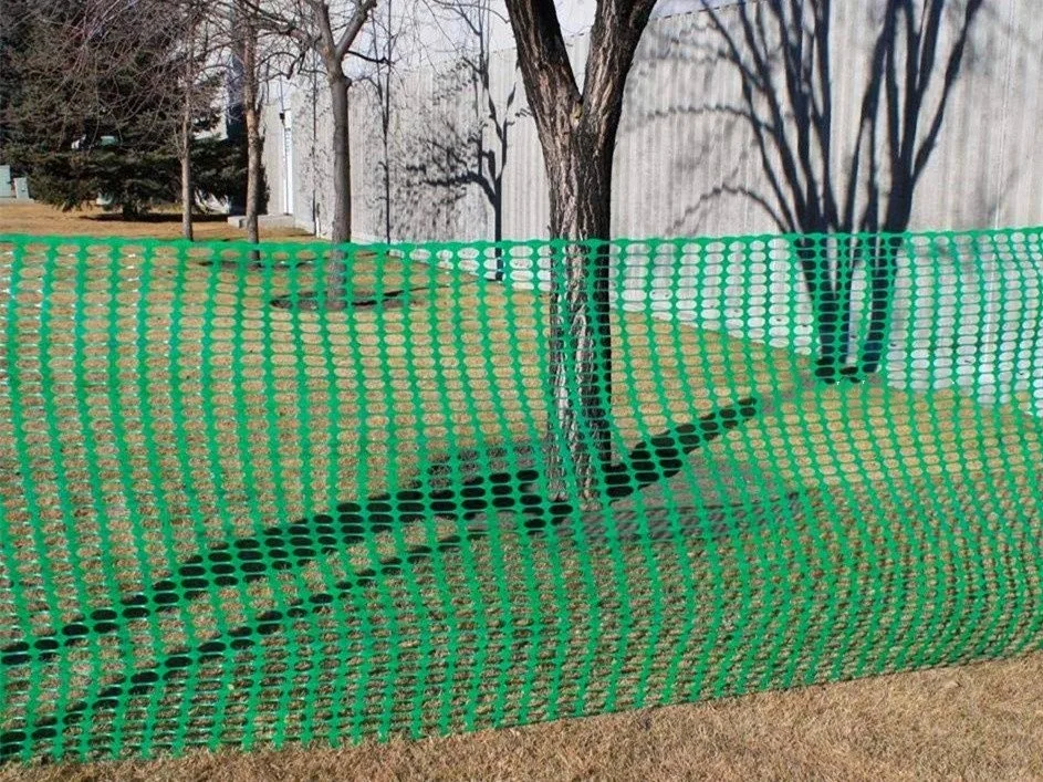 Removable plastic safety barrier fence plastic mesh security fence
