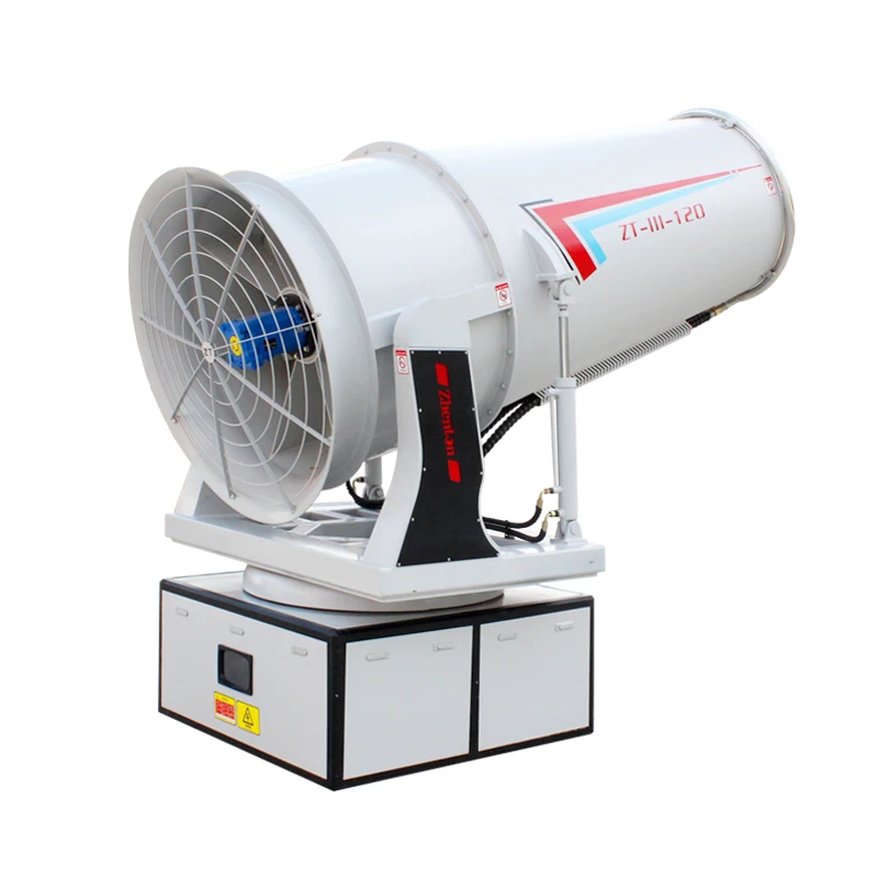 New Design Customized 120M Hydraulic Drive Fog Cannon Machine Garden Sprayer Electric Cooling Fans For Trucks