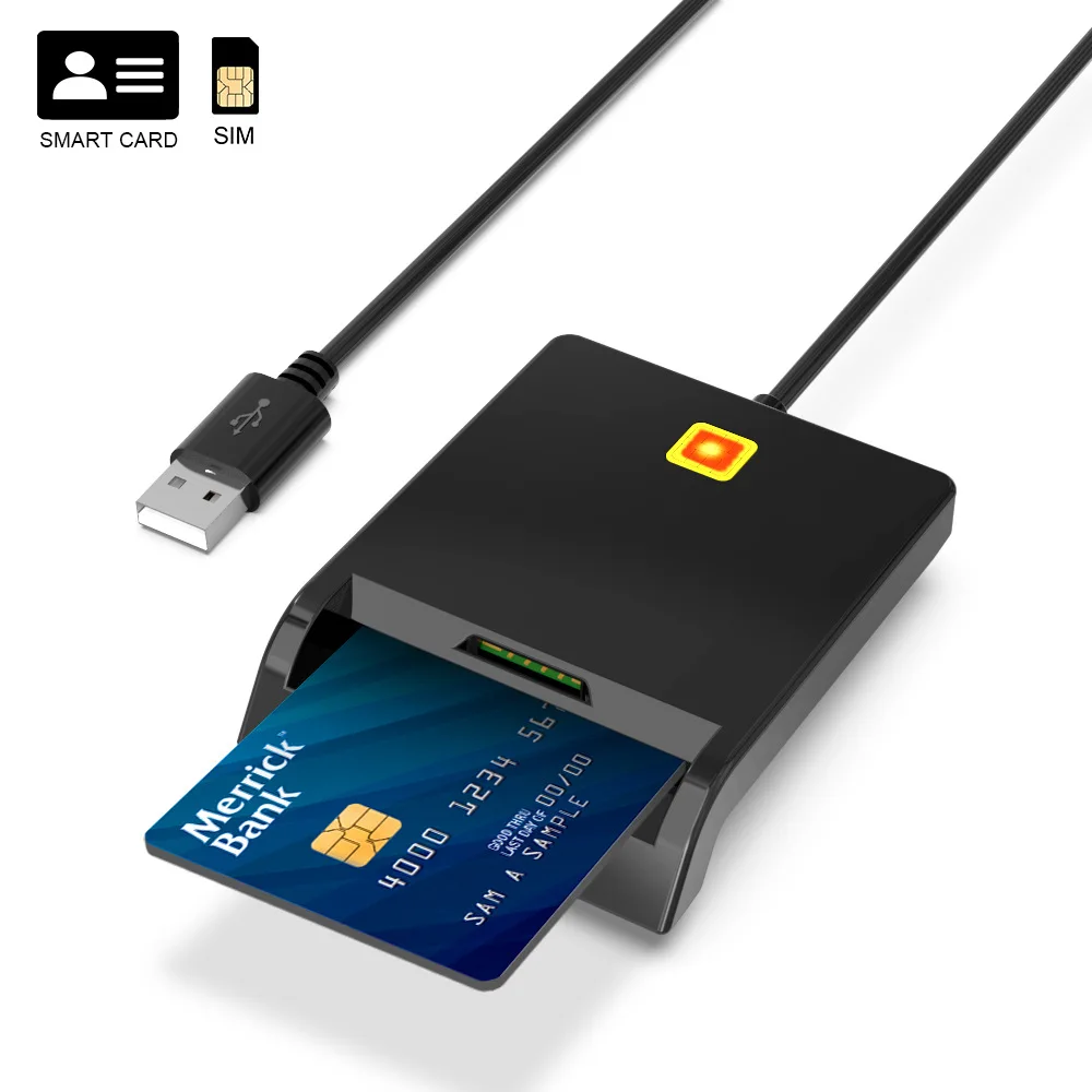 Высококачественный USB-чип SIM IC ID ios 7816 Кредитная смарт-карта
