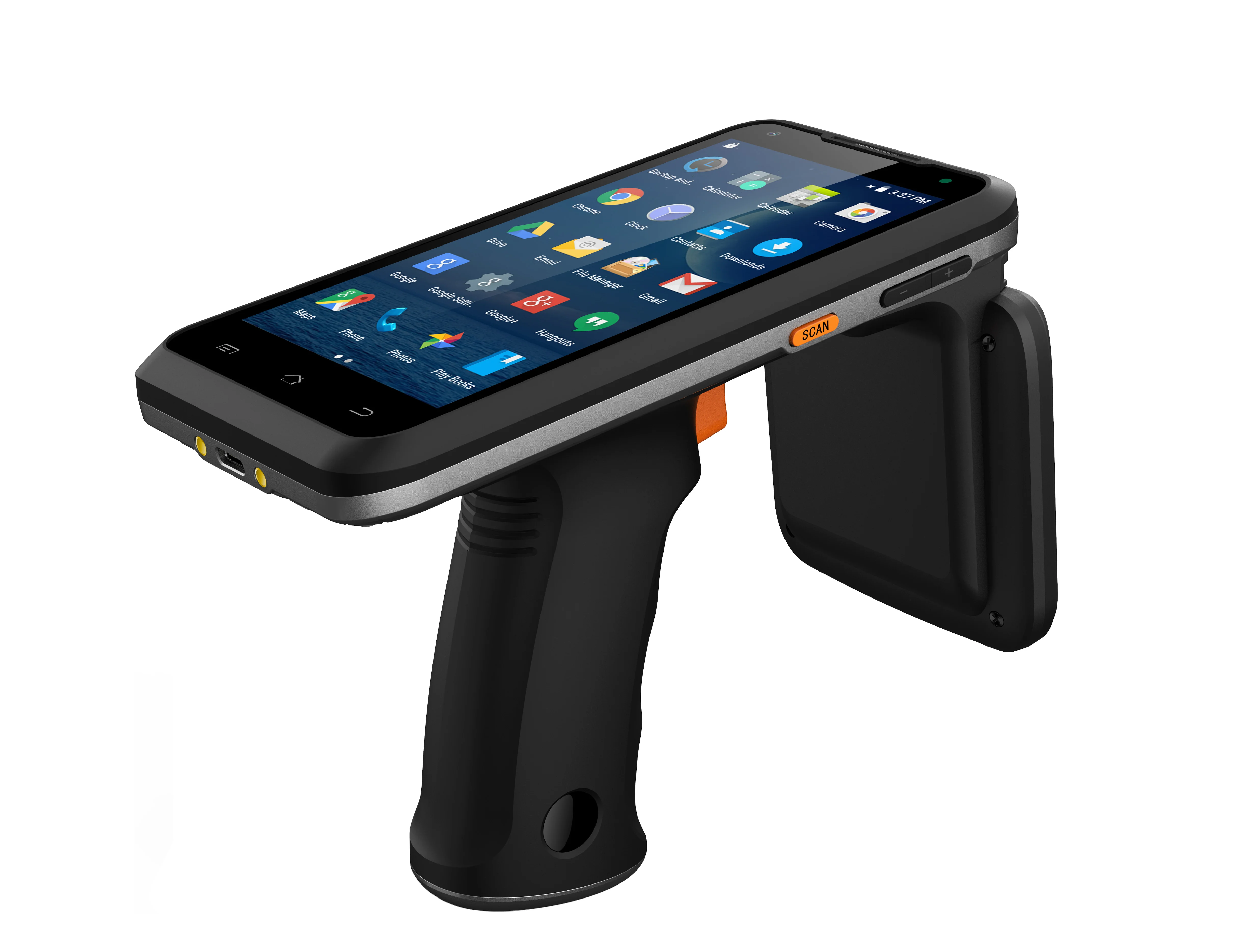 CARIBE PL-55L сканер штрих-кода можно крепить любые приспособления: PDA Android 8,1 портативный терминал внешний UHF считыватель в виде пистолетной рукояткой