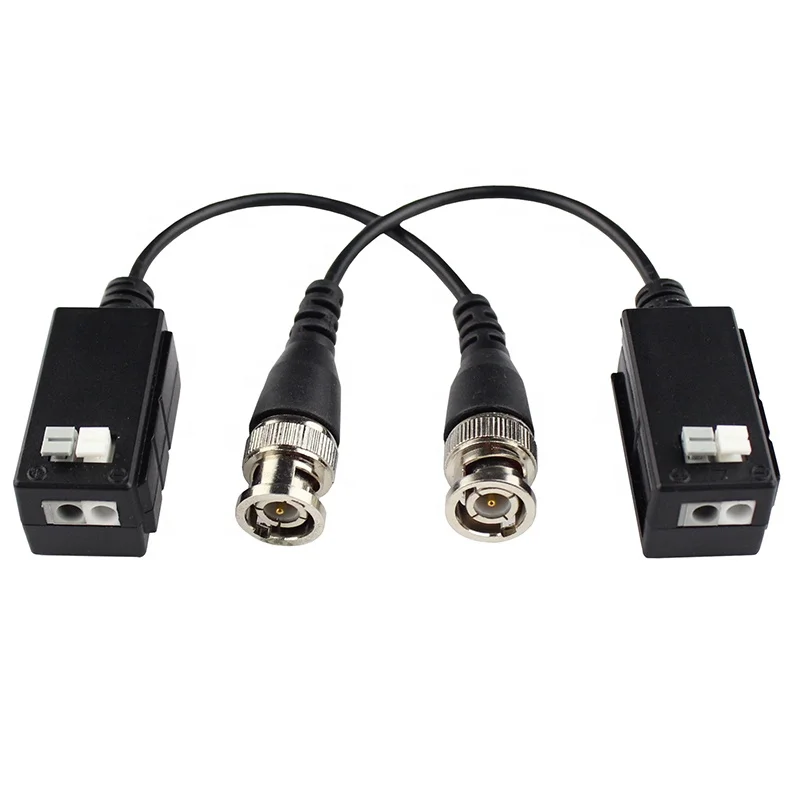 Black video balun best price rj45 video balun cctv camera video balun