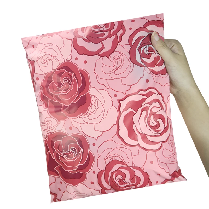 OEM Free Sample Rose Pink Custom Ploy Mailers Custom Poly Mailer Bag For Shipping Clothing Eco Shipping Bags For Clothing