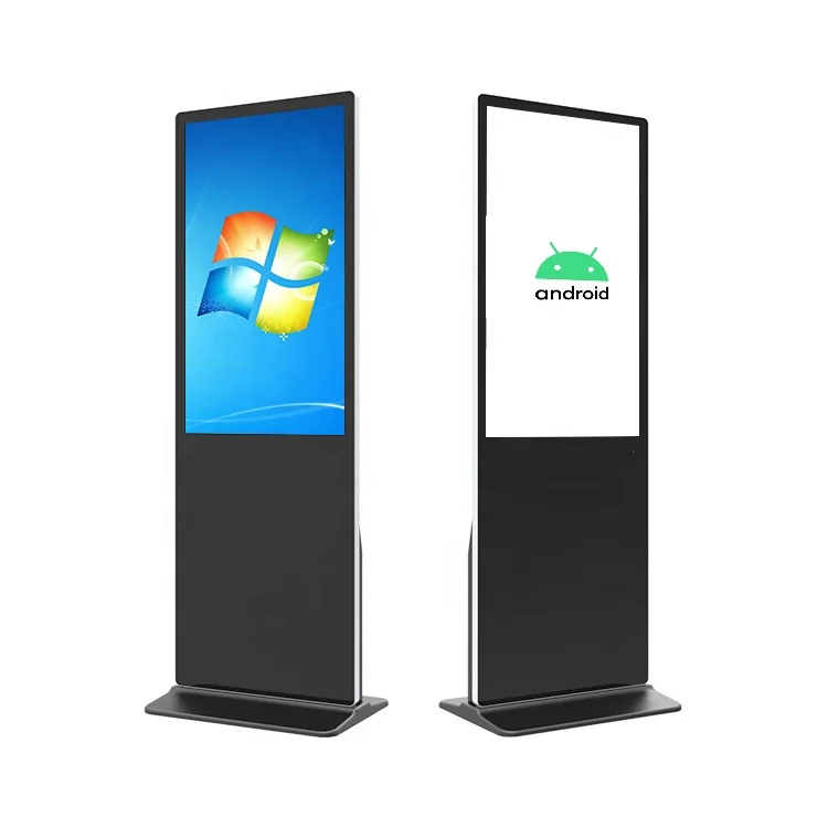 Android 1080p Full HD  43 Inch Touch Screen Lcd Monitor Digital Advertising Display Vertical Kiosk