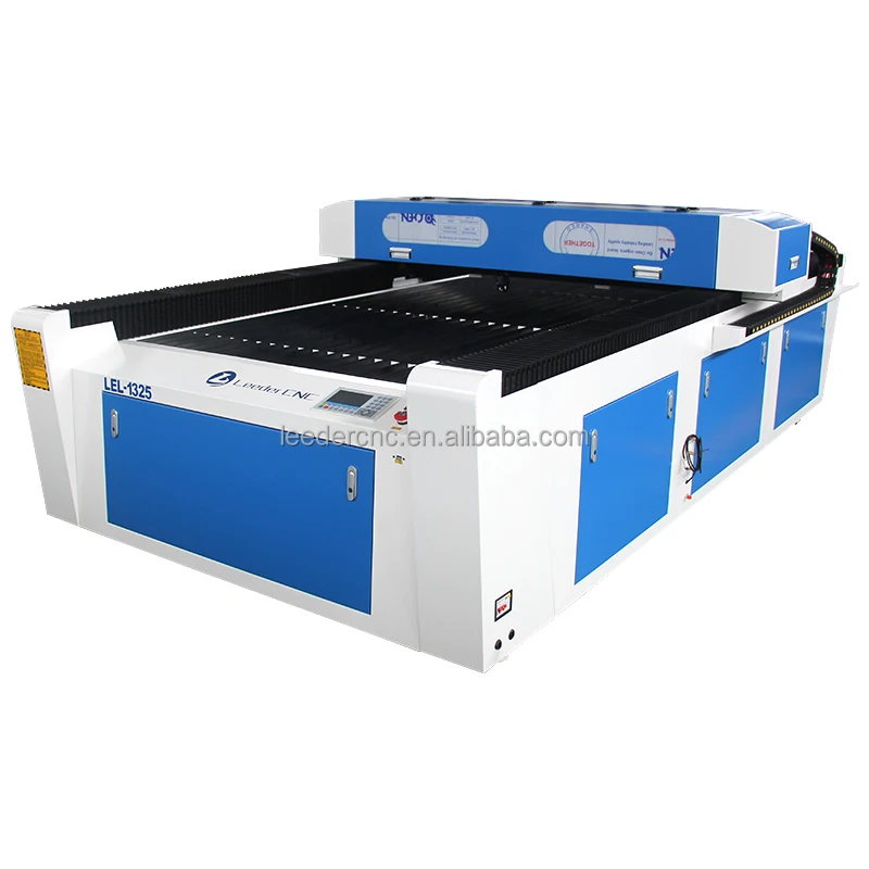 Jinan Leeder laser engraving machines co2 laser engraving cutting machine engraver 40w 60w 80w 100w 130w 150w 1325 co2 laser