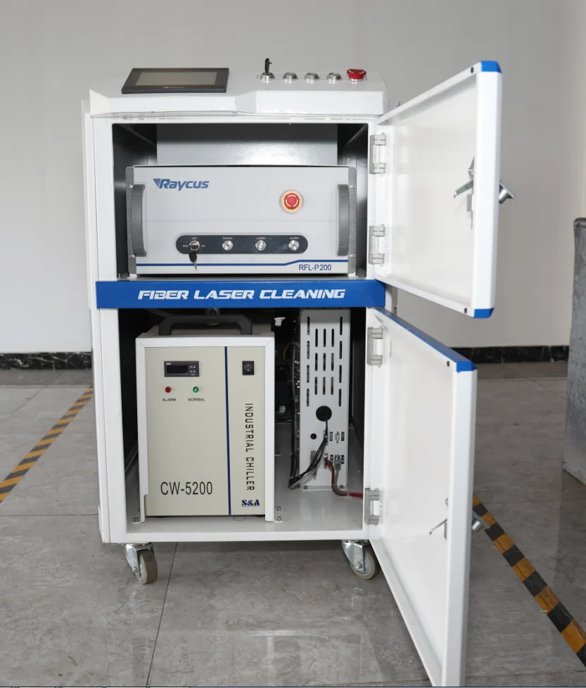 G.Weike LC-500 Portable Fiber Laser Cleaning Machine Rust Removal Cleaning Machine for Selective Paint Removal