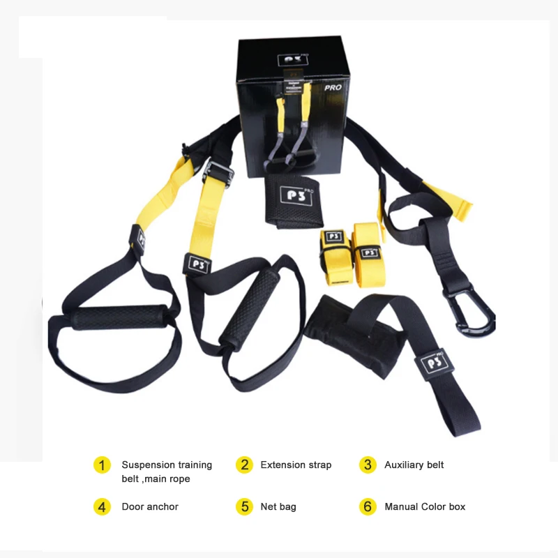  Quality Exercise Resistance Bands Hanging Training Belt Elastic Straps Gym Workout Pull
