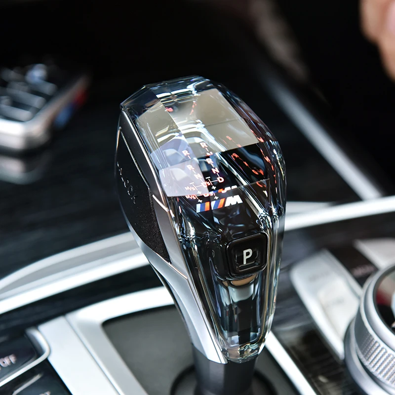Car accessories crystal gear shift knobs for BMW 5 series X3 series X4 series G chassis G30 G01 G02 2016-2021