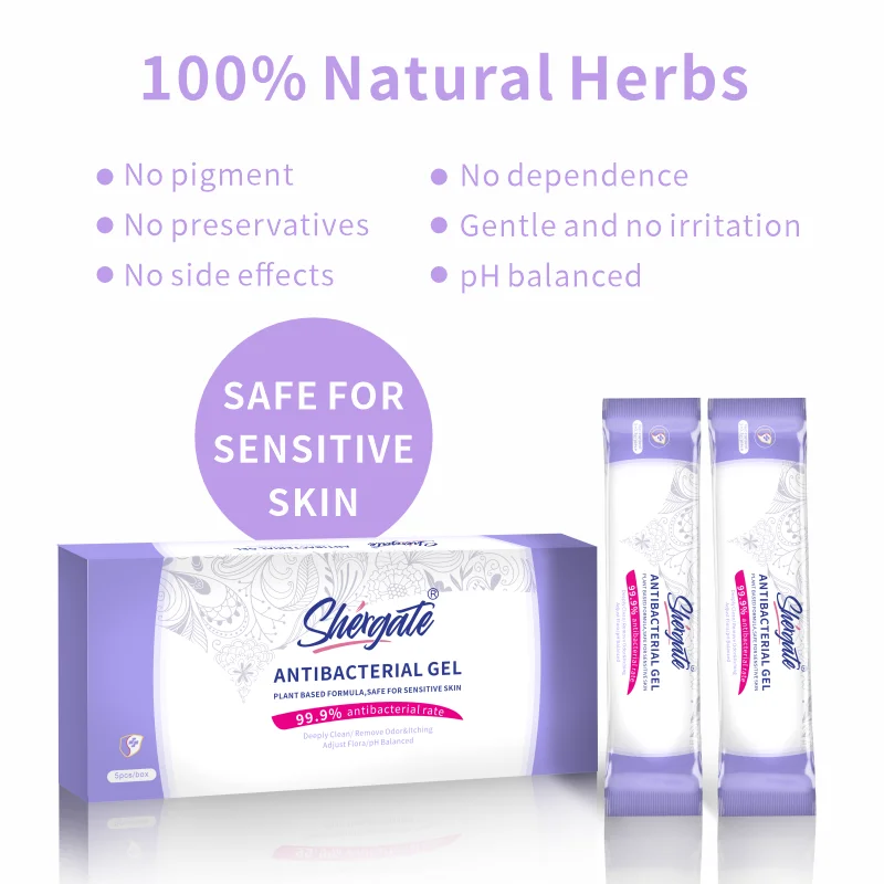 individual wrapped portable famale chilly antiseptic vaginal wash cream care gel balanced ph