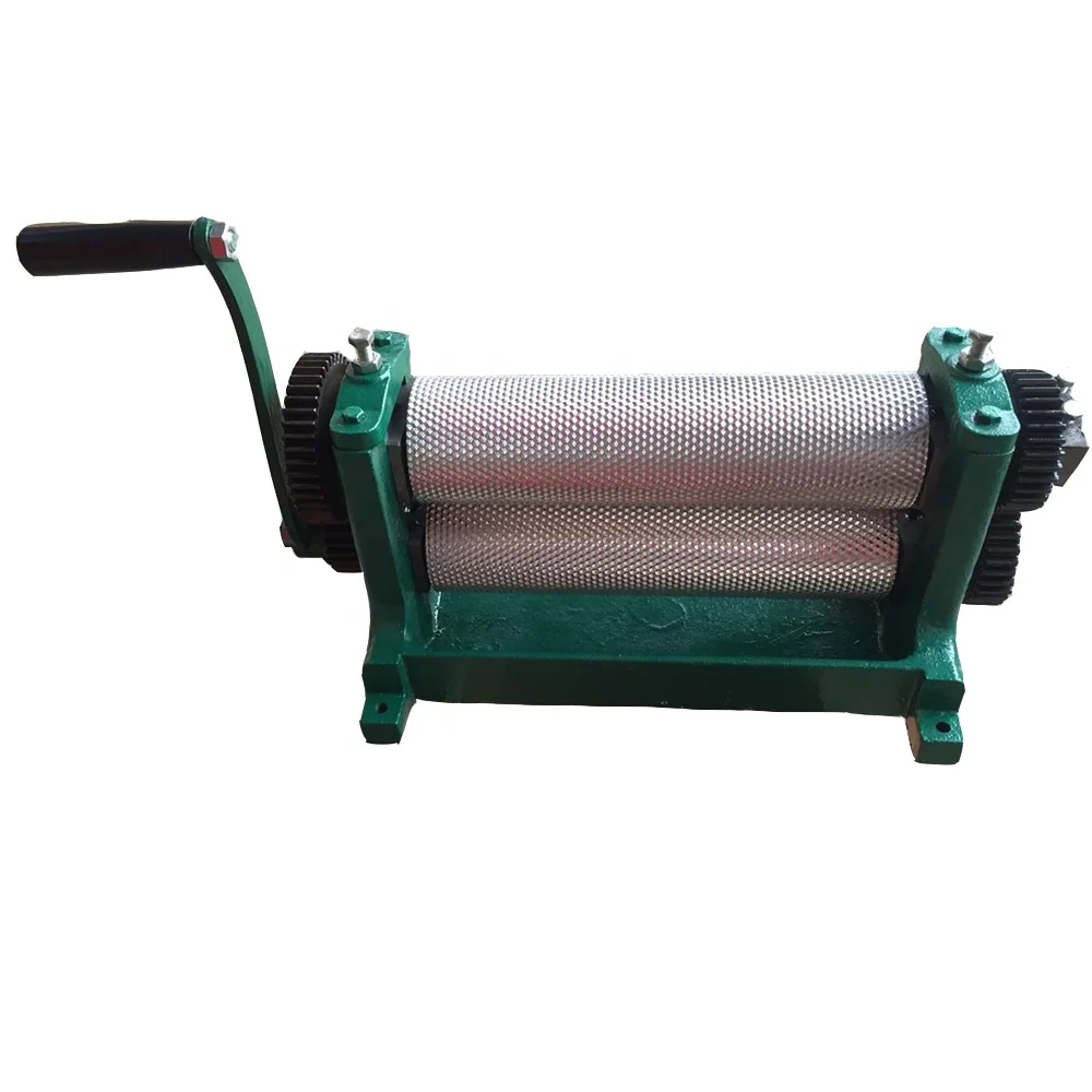 Roller length 195/250/310 mm Beekeeping Manual embossing beeswax comb foundation sheet machine