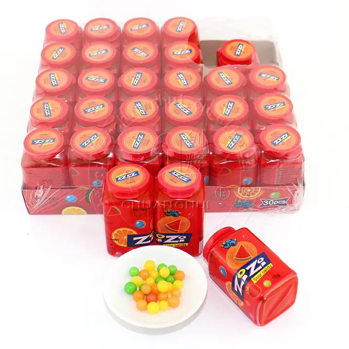 Zizi Кислые Конфеты бусины конфеты в бутылках