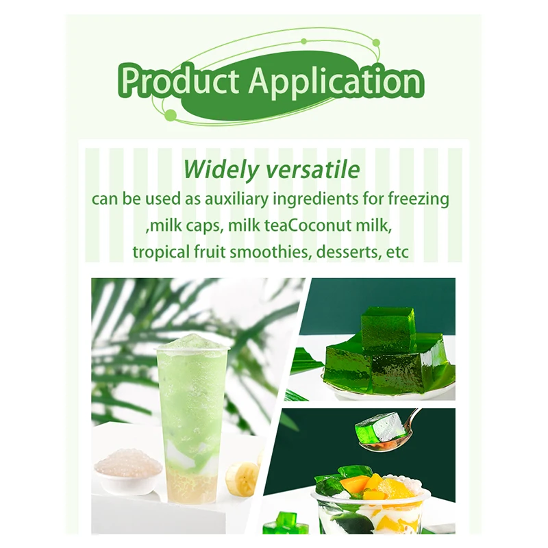 750MLOrganic Pandan Extract Fruit Juice Conecentrae For Fruit Tea