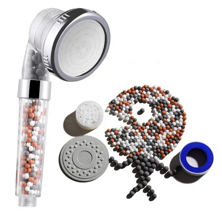 Ручной ионной насадки для душа высокое давление с экономичным расходом воды фильтр 3-х слойные фильтрации ручной душ