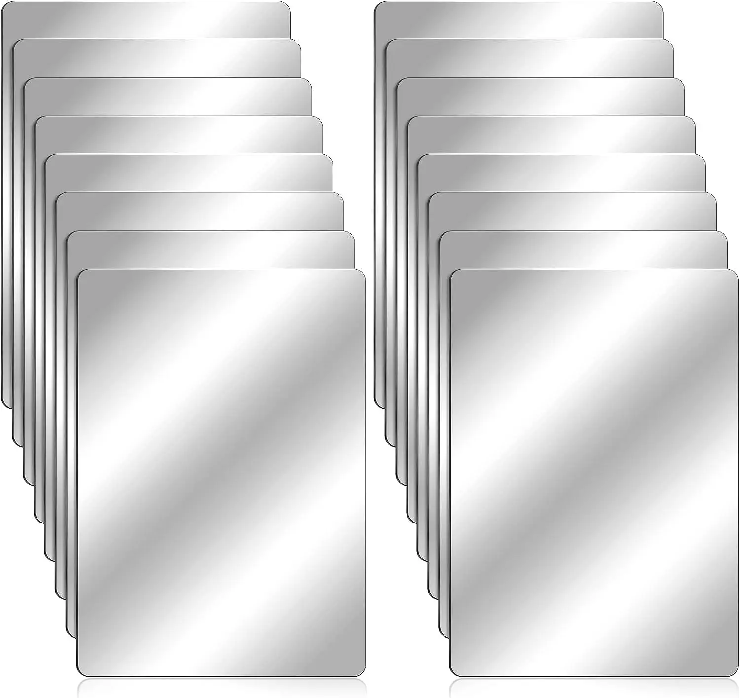 Self Adhesive Acrylic Mirror Flexible Plastic Mirror Sheets Wall Stickers