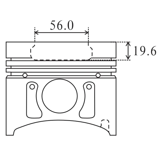 Поршень двигателя EH300 13216-1160 132161160 8-97183-666-0 8-97228-302-0 13216-1720B 1-12111-323-2 1-12111-665-1