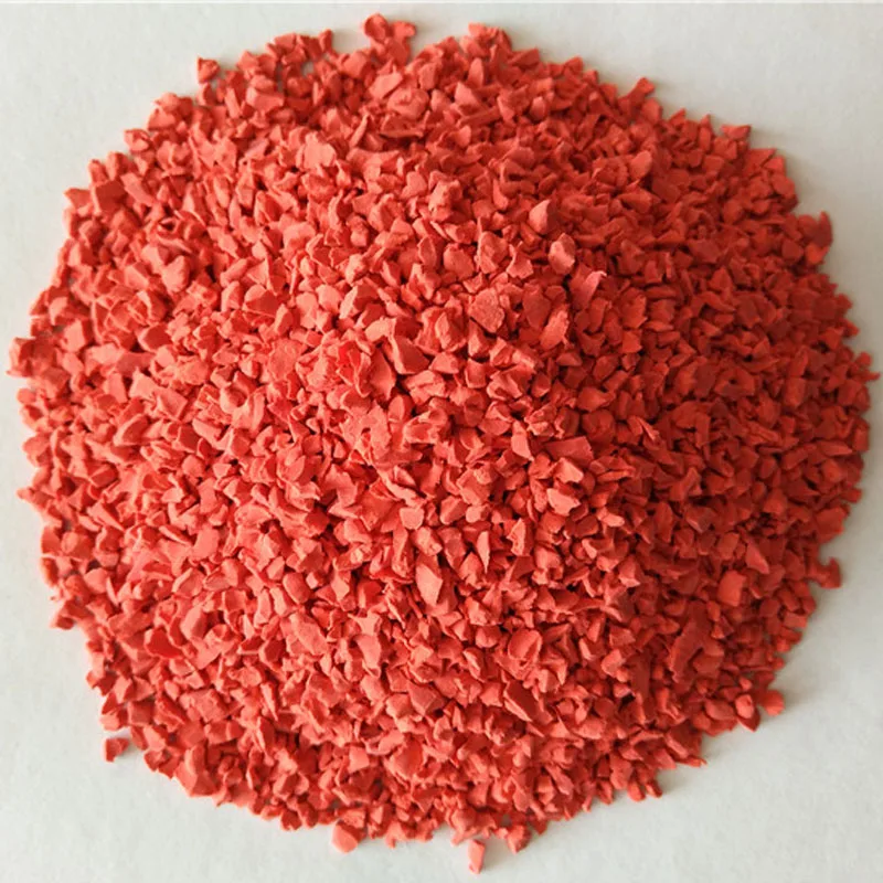 Factory Non-toxic rubber granules UV resistant SBR/EPDM rubber granules Shock absorption EPDM granules for playground