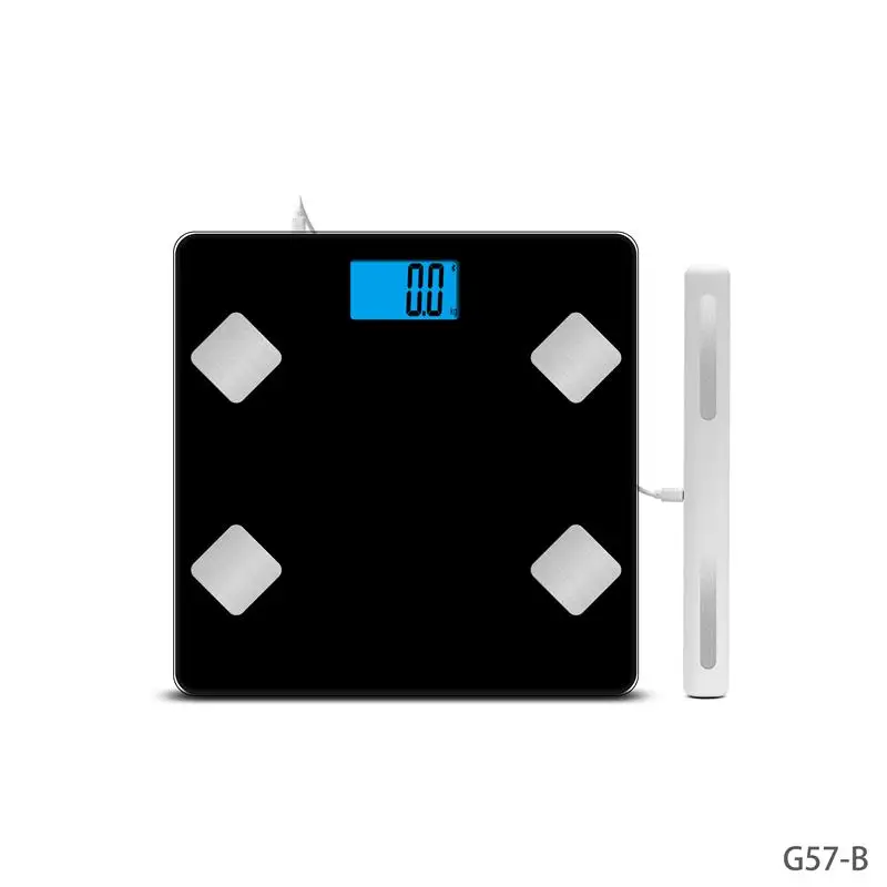 Весы для жира, бытовые весы с жидкостным кристаллом, измерение веса жира, восемь электродов, весы для жира