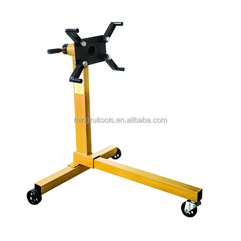 Robust Engine Stand with Heavy-Duty Construction - Certified for Industrial Use