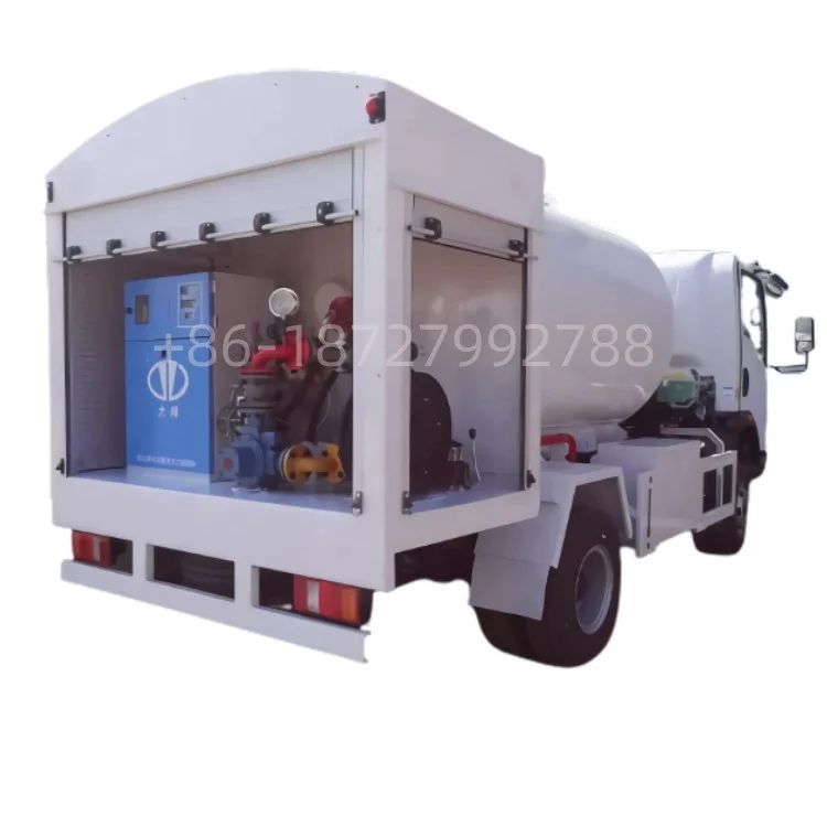 Easy to equip with wearing parts HOWO LPG trucks after-sales worry-free 10000Liters liquefied petroleum gas bobtail tank truck