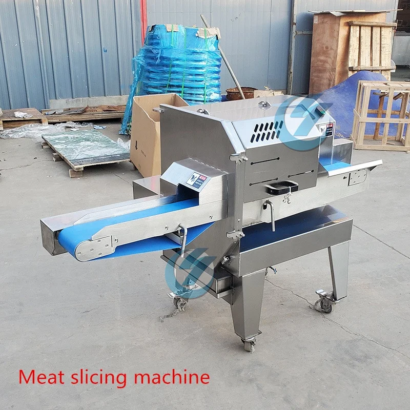 Industrial commercial fresh fillet meat steak cuber slicer slicing cutting machine / Automatic beef jerky slicer