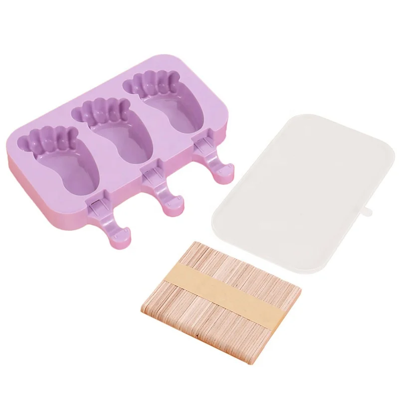 Hot Sale Silicone Popsicle Molds Maker,Large Homemade Ice Pop Molds Food Grade BPA Free Popsicle Mold