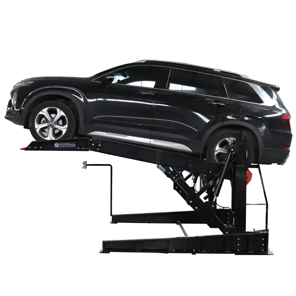 tilting car parking lift hydraulic two post tilting car parking lift mini lift