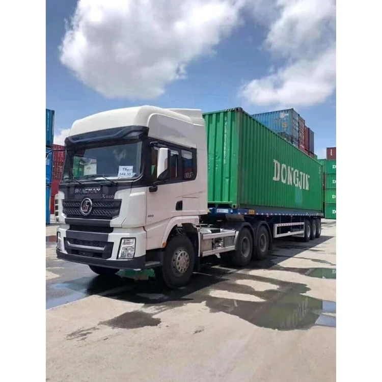 Shacman X3000 6x4 3 axles tractor trailer truck for Tanzania