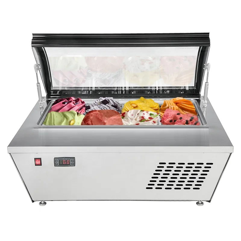 Столешница витрина для торта холодильник напитков кухонное оборудование небольшой дисплей кулер мороженого морозильник