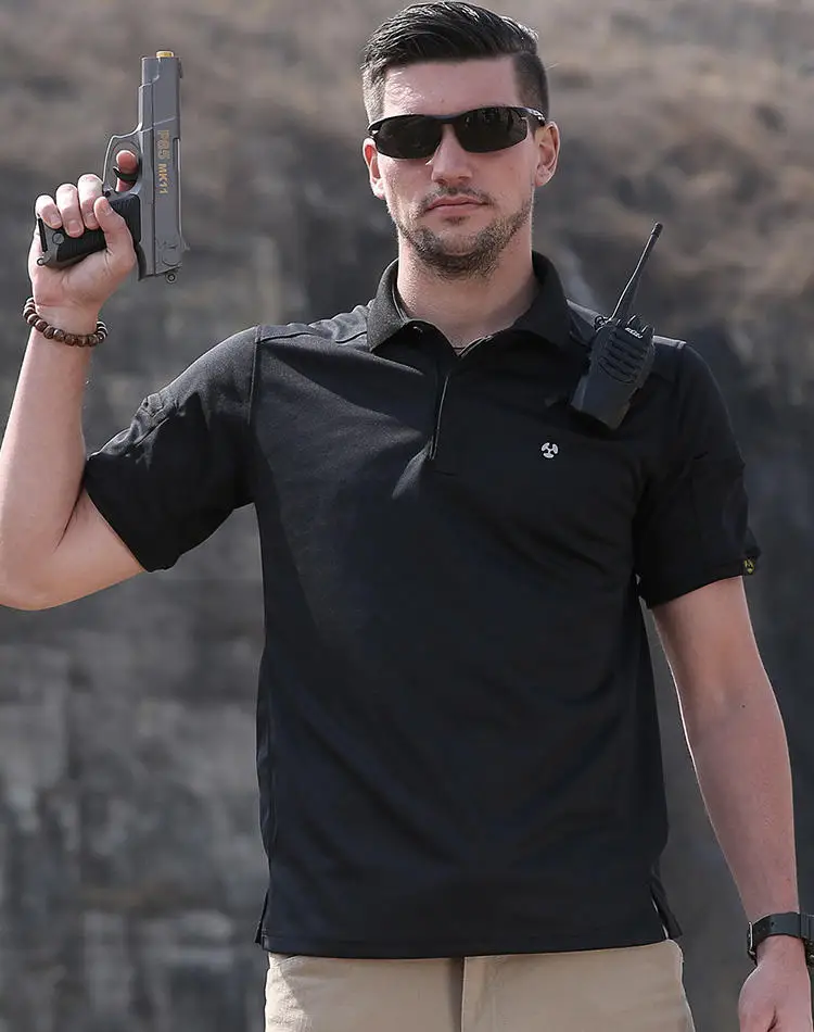 High-quality Short Sleeve Breathable Quick Dry Polo Shirts For Men 100 Cotton