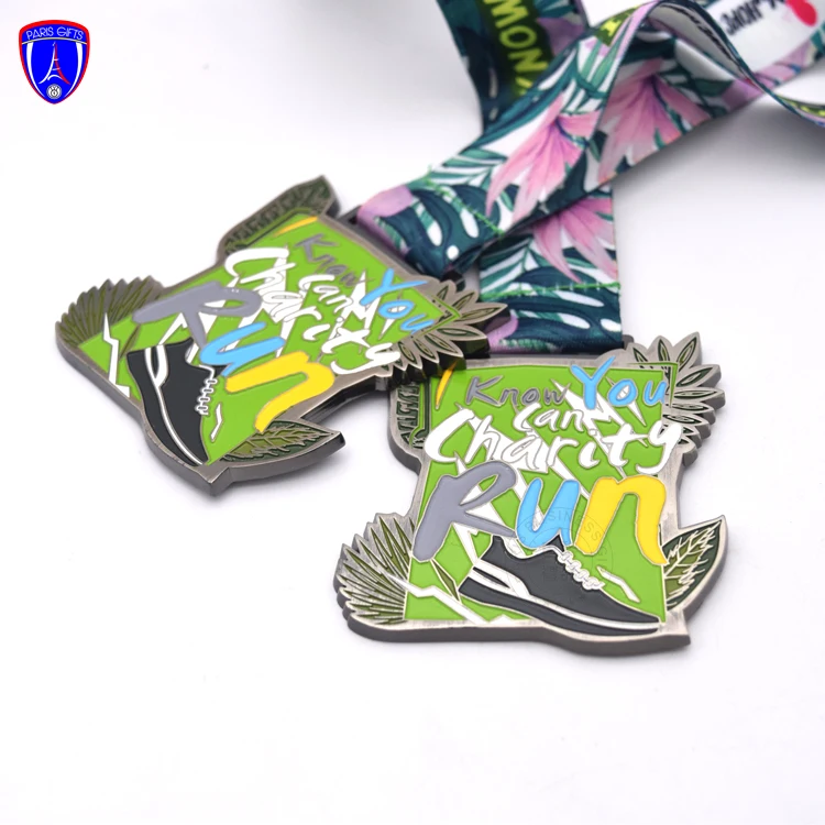  Знайте что вы можете осуществлять благотворительные мероприятия спортивная медаль машина античное Никелированное покрытие медальон цинковый сплав медали с красивой лентой