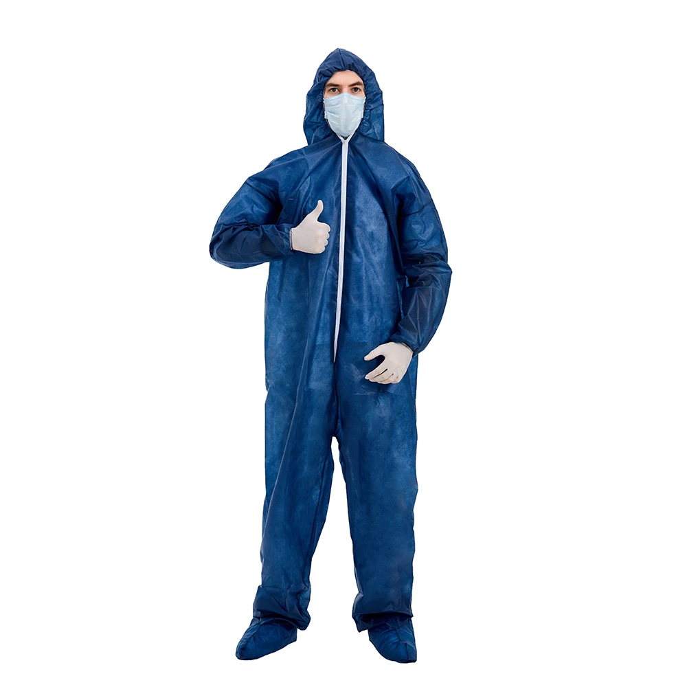 coverall suit protection clinic uniform coverall work disposable overall disposable protective coverall HAIXIN HEALTH