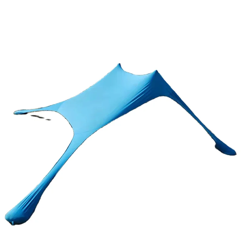 Lightweight Custom Adjustable Single Layer Portable Beach Tent Umbrella for Sun Shade and Travel Shelter Outdoor Use