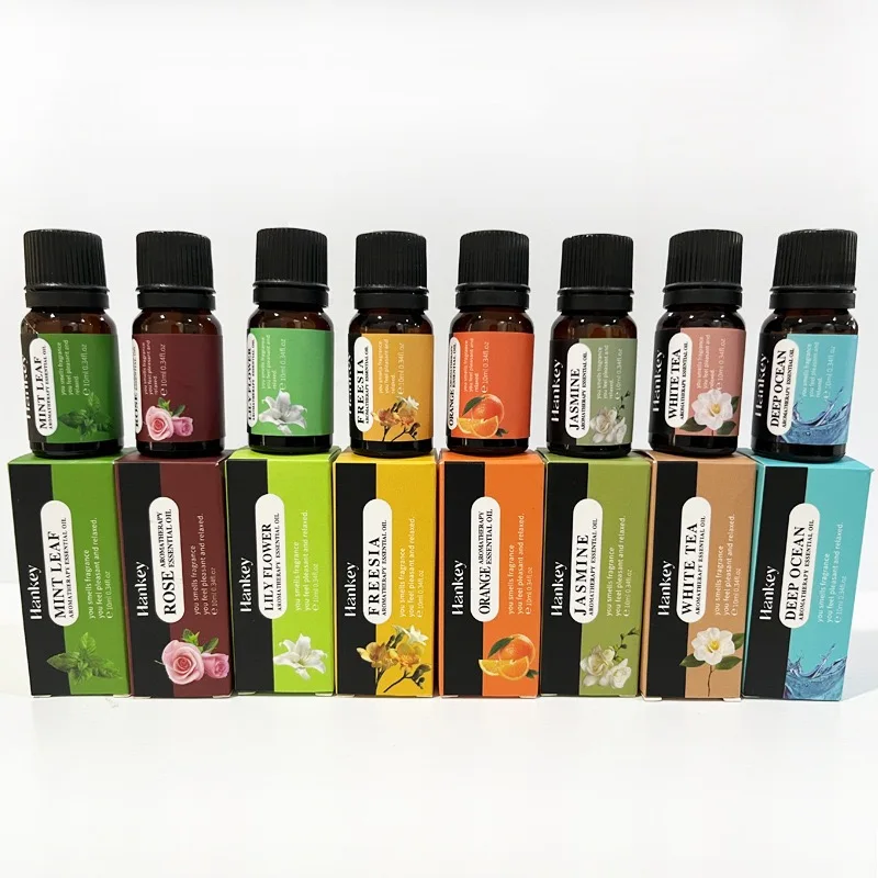 Hot Sale 10ML Pure Natural Plant Aromatherapy Essential Oil For Home Care Massage