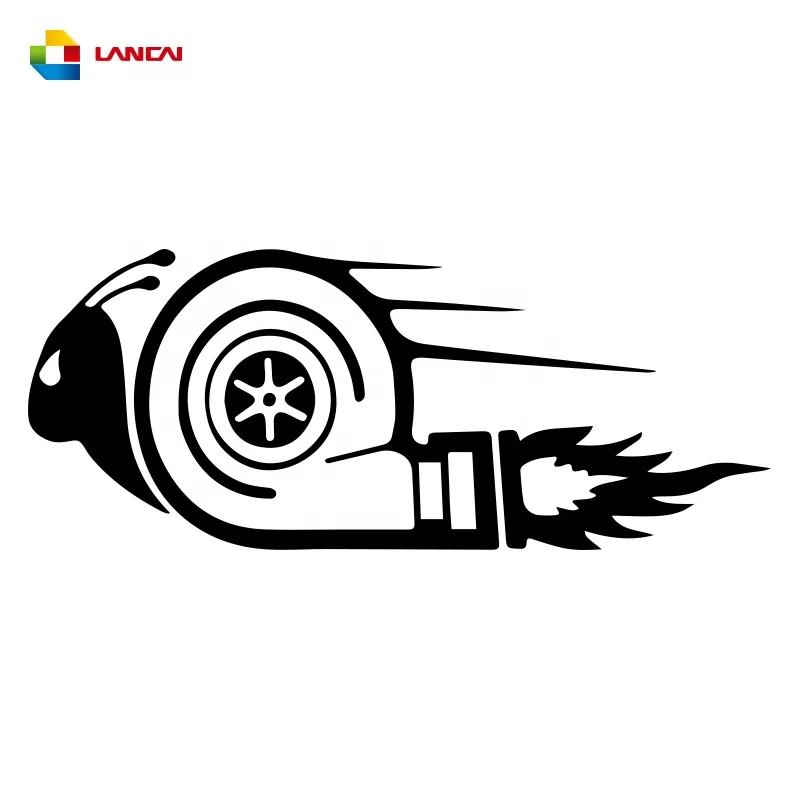Styling stylish dub drift race turbo snail stickers for window door rear truck vinyl decals