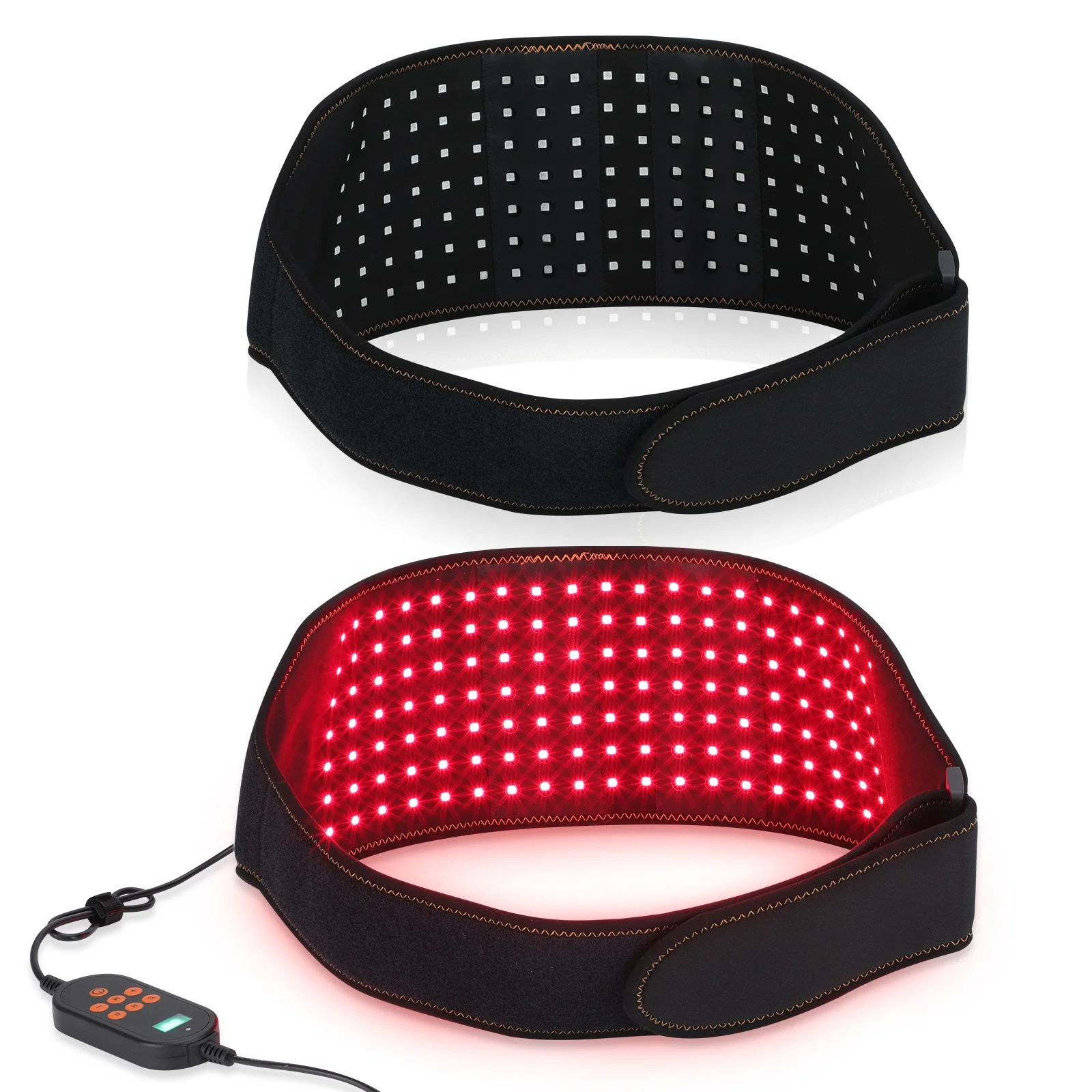 Infrared Light Therapy Heating Wrap Belt for Body Back Knee Shoulder Waist Muscle Pain Relieve Inflammation Portable 650&850nm