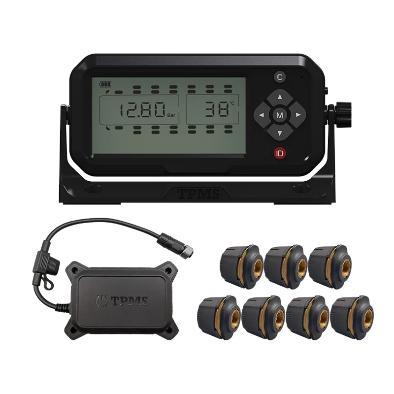 7 колес внешние датчики 8V1Truck TPMS система контроля давления в шинах режиме реального времени