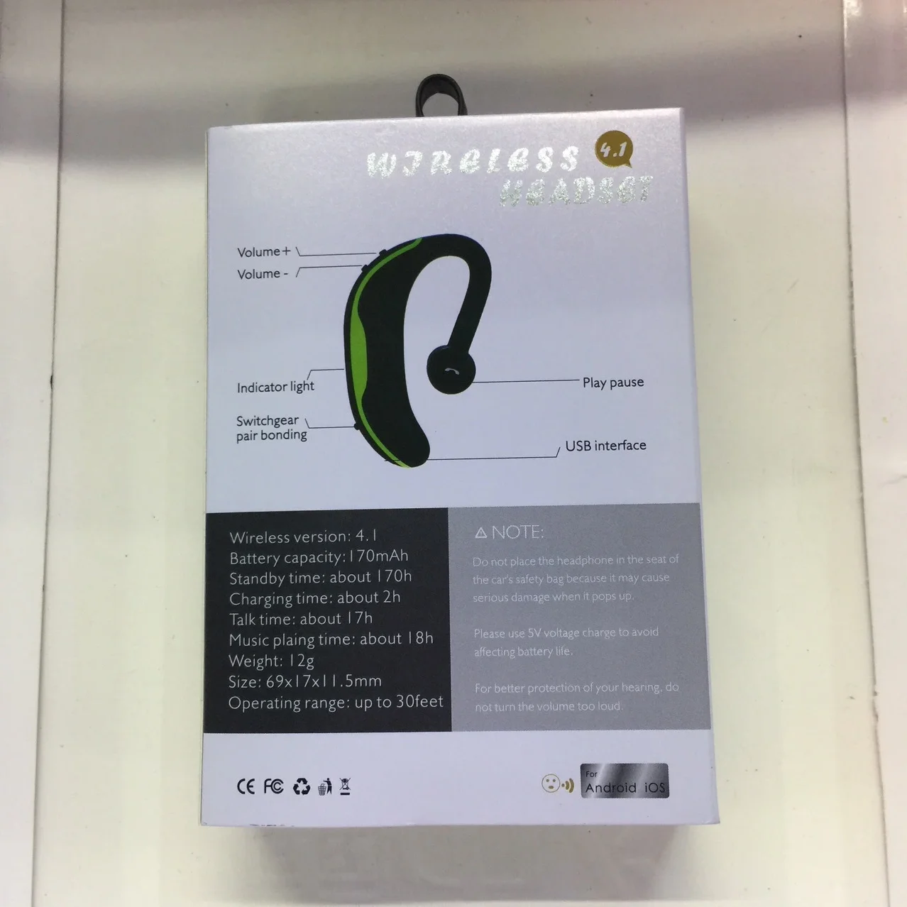 F600 wireless headset ear-hook headphone business,F600 long time BT 4.1 Handfree single business headset,wireless headset f600