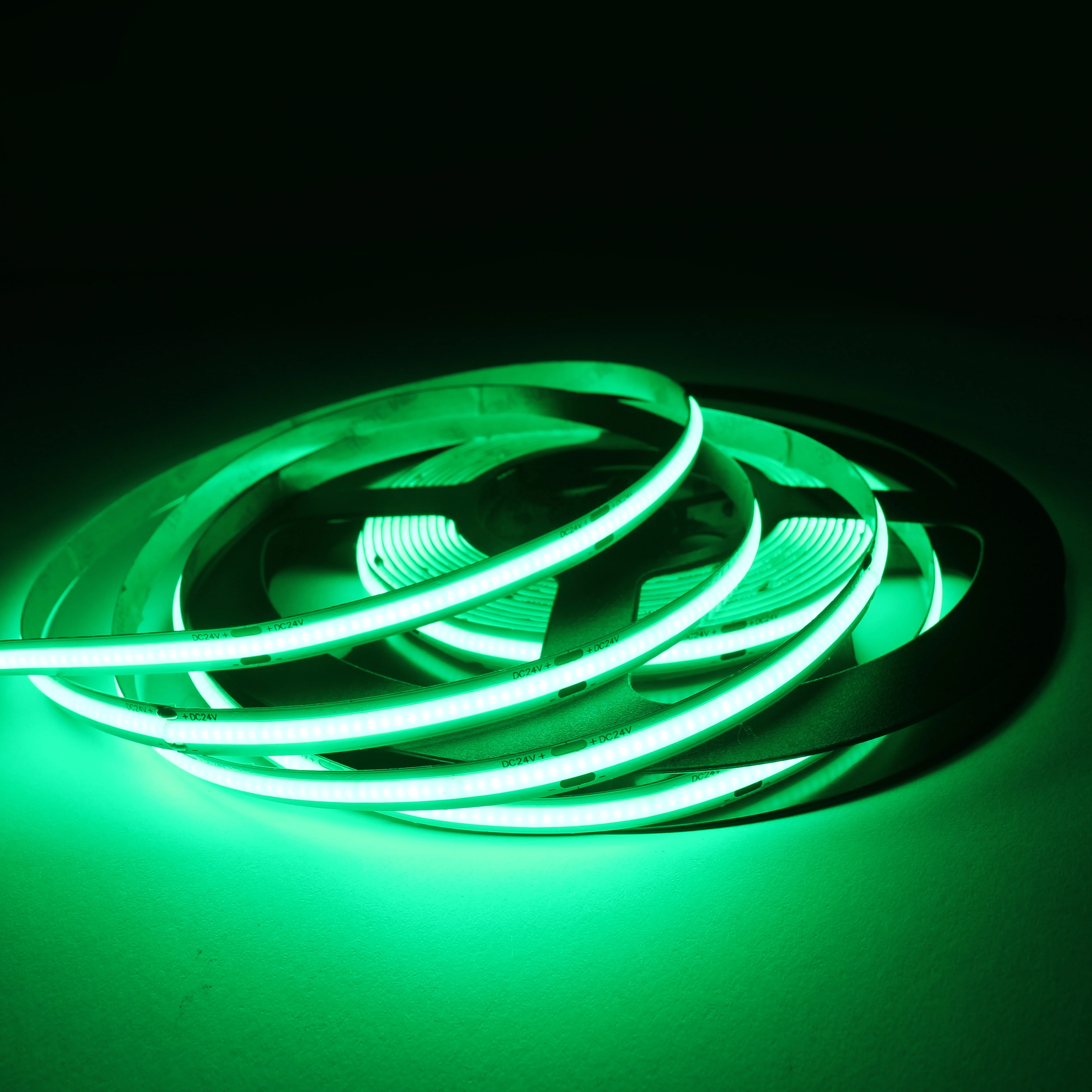 Factory 840leds 12mm Wide Digital Dream Color Light 24V COB2016 RGB No Light Dot Flexible COB Led Strip Lights