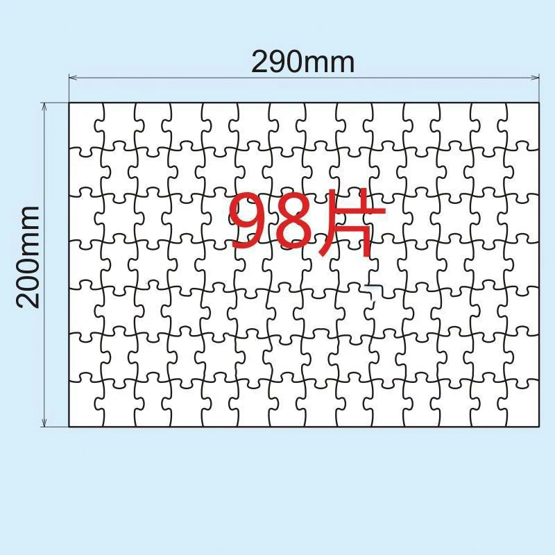 High Quality sublimation jigsaw wooden hand puzzle board sublimation blank puzzle jigsaw puzzles 1000 pieces custom