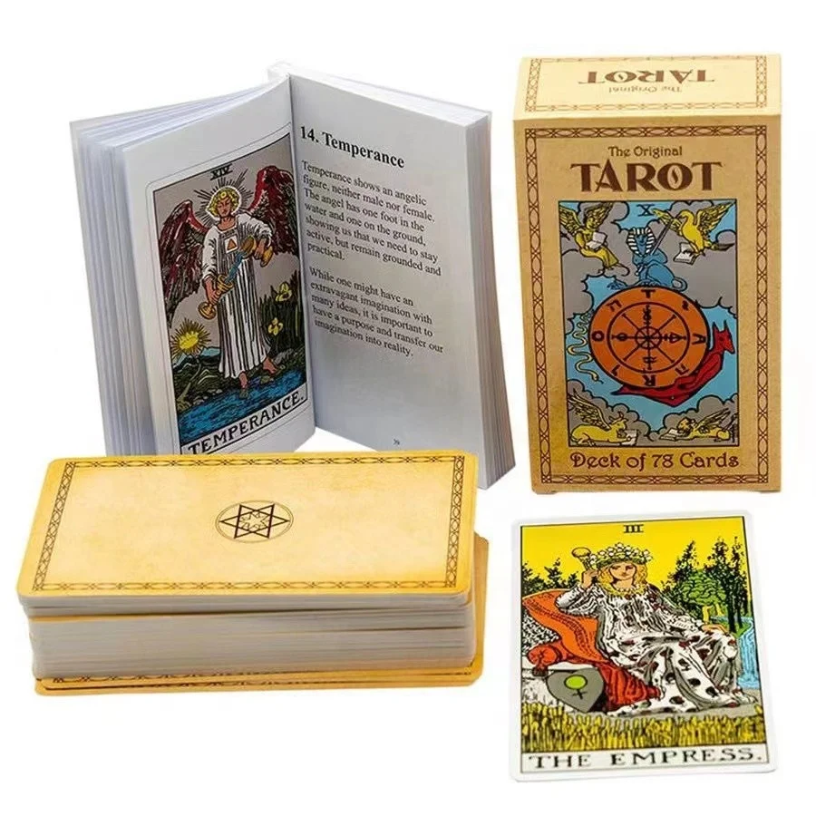 Wholesale Best Custom Logo Private Label Oracle Deck Tarot Cards With Guidebook