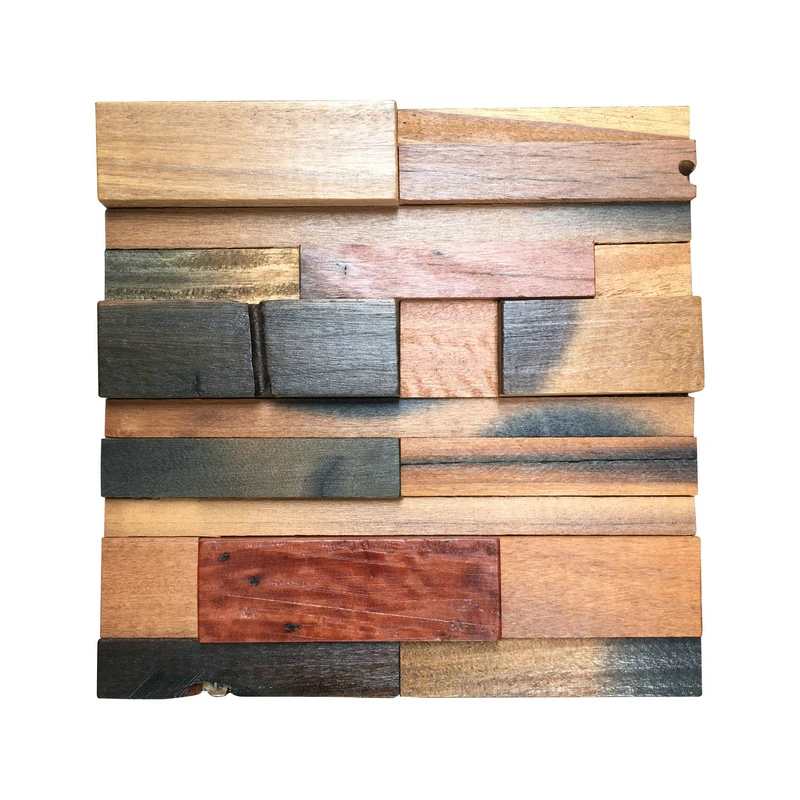  Мозаичная художественная деревянная паркетная деревенская плитка