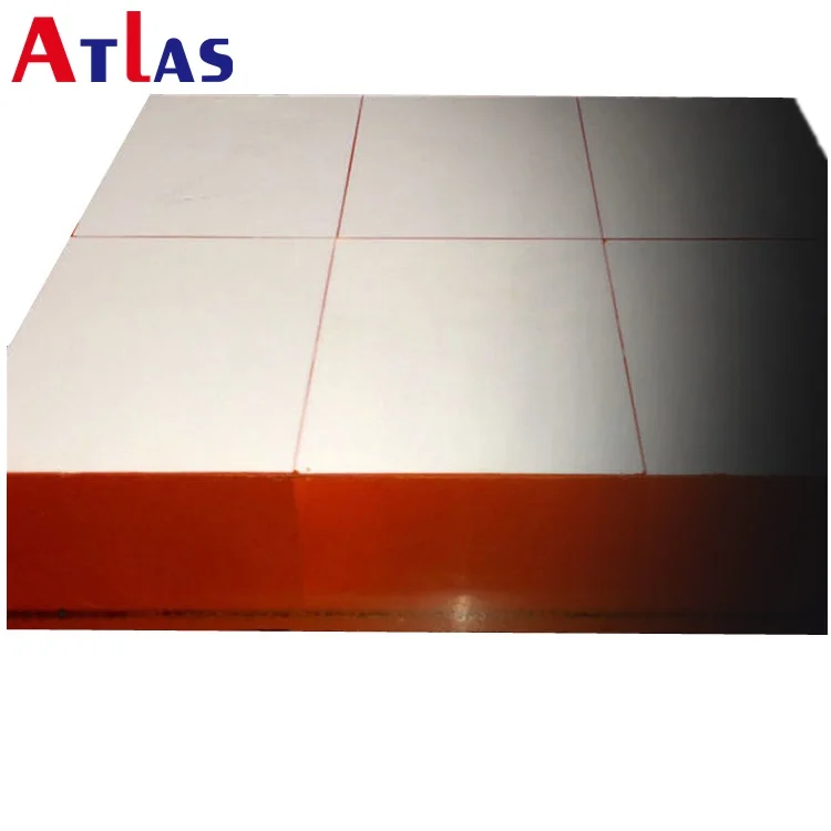 Polyurethane ceramic liner ceramic tile polyurethane brick high abrasive and impact resistant wear liner