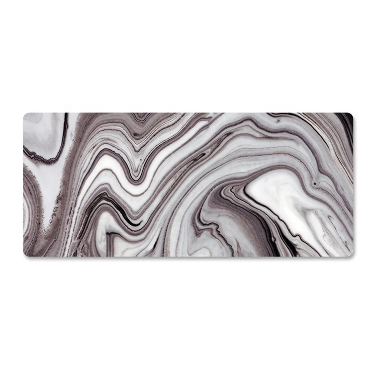 2023 LW Marble Keyboard Mat Desk Durable Desktop Mousepad Rubber Gaming Large Mouse Pad For Computer