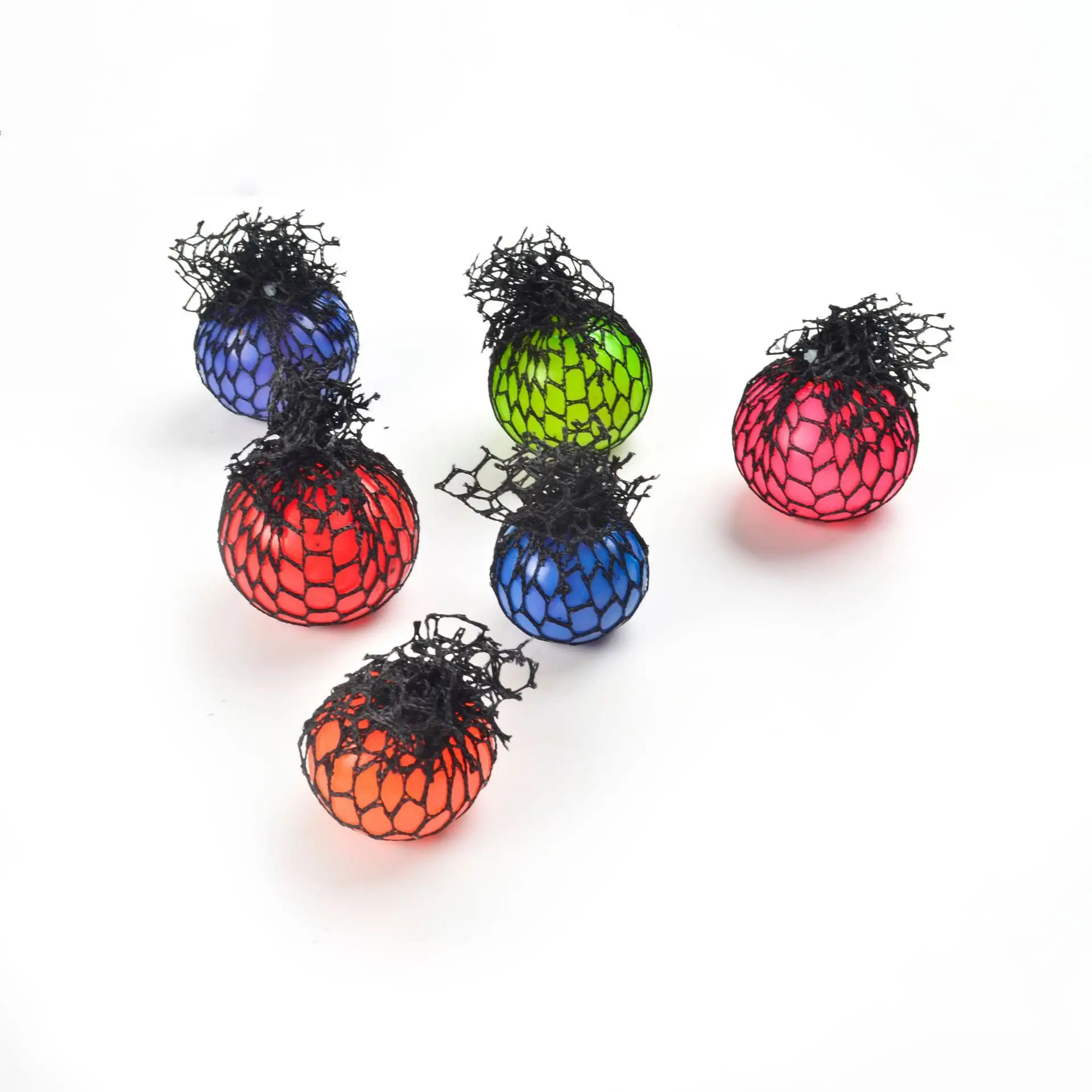 5 cm 6 cm Hand Squeeze Grape Ball Fidget Vent Ball Toy Miniature Novelty Toy Toddler Gift Stress Relief Toy Grape Mesh Ball