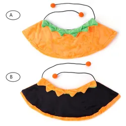 Pet Two Sided Cape Scary hat and scarf Halloween Dog Cape clothes for pets