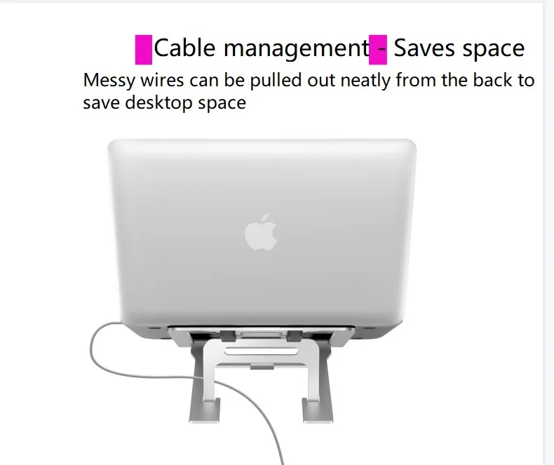 2022 Amazon Is A Hot Seller Suitable  Portable Laptop Stand Aluminium Compact and Portable Laptop Stand for Desk