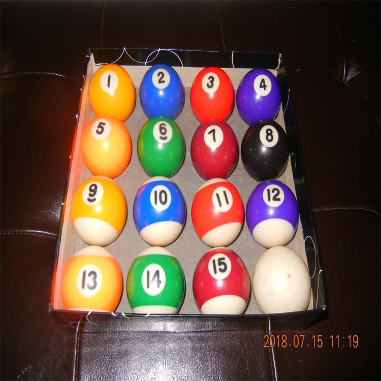 Pool table accessories / billiard ball 50.8MM color ball 48mm white ball accessories